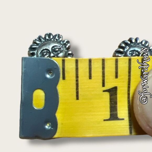 Bundle Sale 3 for $15 | Silver-Tone Sunshine Earrings - Picture 6 of 7